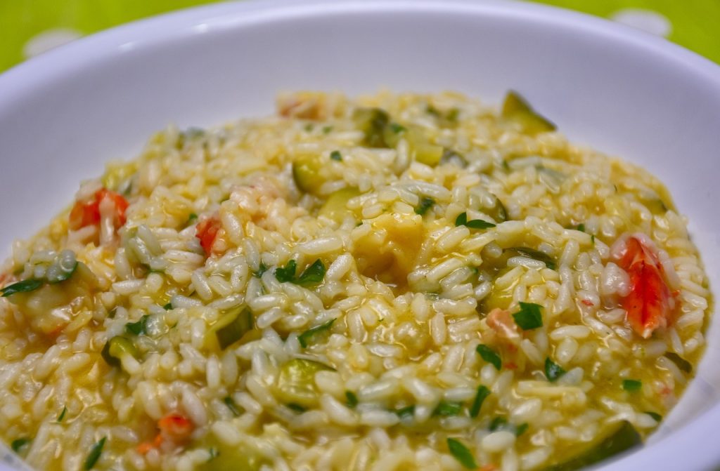 risotto z kurczakiem i warzywami